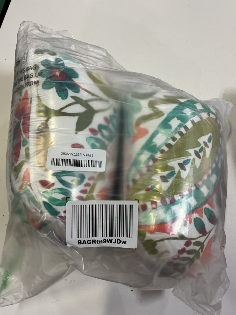 Condition photo showing New/Like New for dytxiii set of 2 outdoor chair cushions with ties,water repellent patio chair pads 17"x 16" for outdoor furniture,round corner seat cushions for garden yard kitchen pretty paisley pack of 2 a pretty paisley