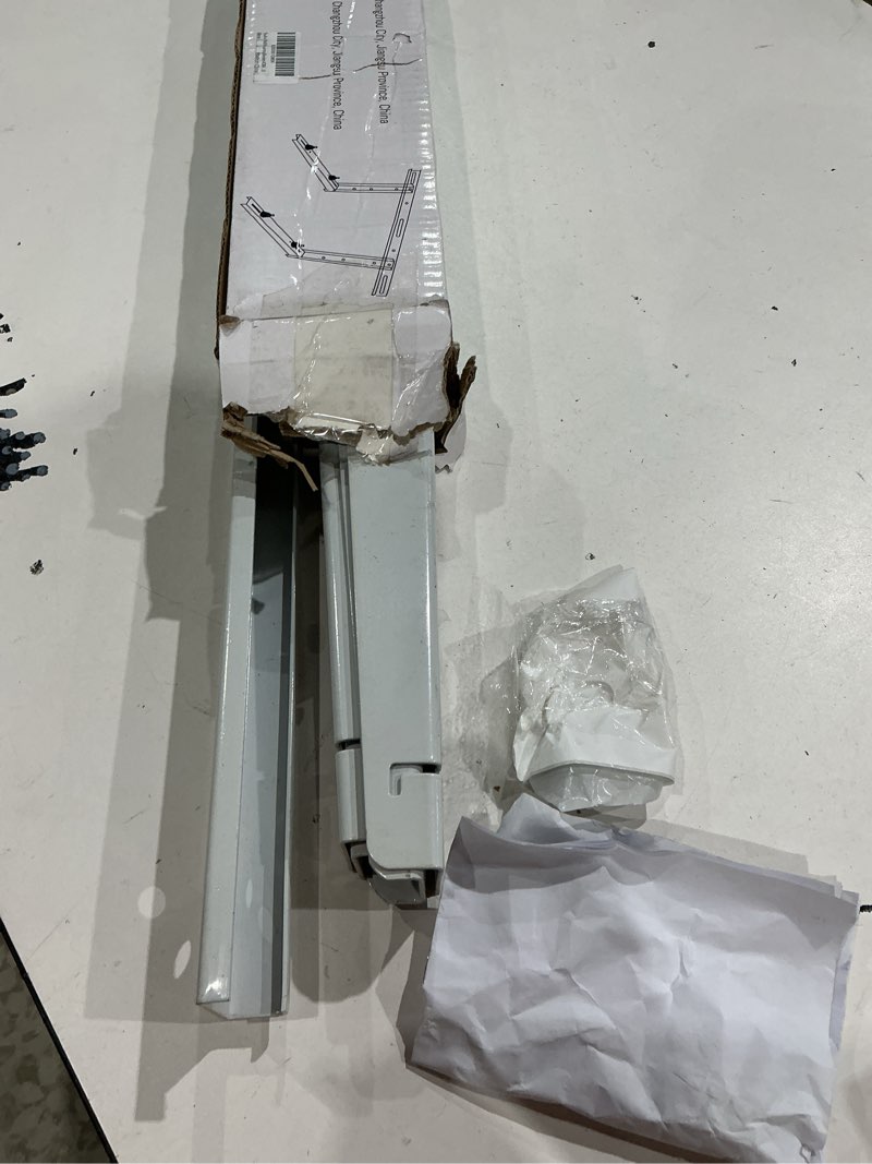 Condition photo showing As Is for mini split wall mounting bracket for 7000-18000 btu outdoor condenser ductless universal air conditioner and heat pump system support up to 330 lbs with cross bar