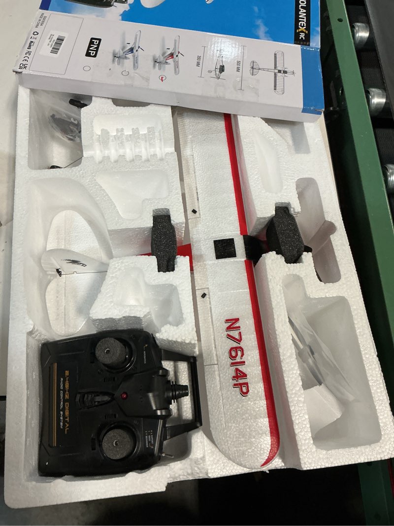 Condition photo showing Good Condition for VOLANTEXRC RC Plane Trainer Sport Cub 4CH Remote Control Airplane with Prop Saver, 6-Axis Gyro Stabilizer & 3 Modes to Fly, Radio Controlled Aircraft RTF for Beginners & Adults (500mm,Red)