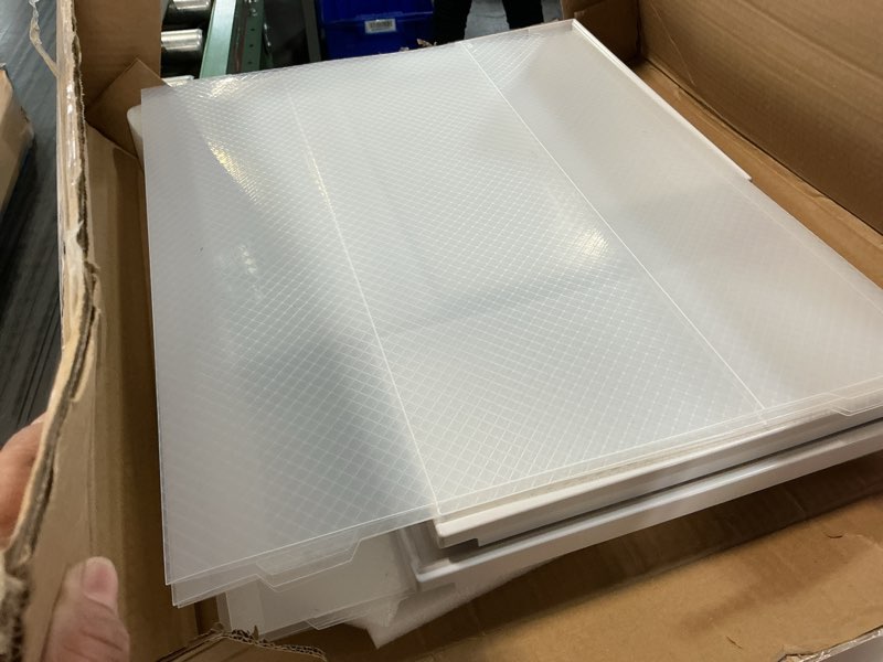 Condition photo showing Good Condition for paranta 6-piece boot and shoe storage box, stackable clear plastic shoe box, space-saving shoe organizer for boots, sneakers, and high heels, clear clear 6pcs