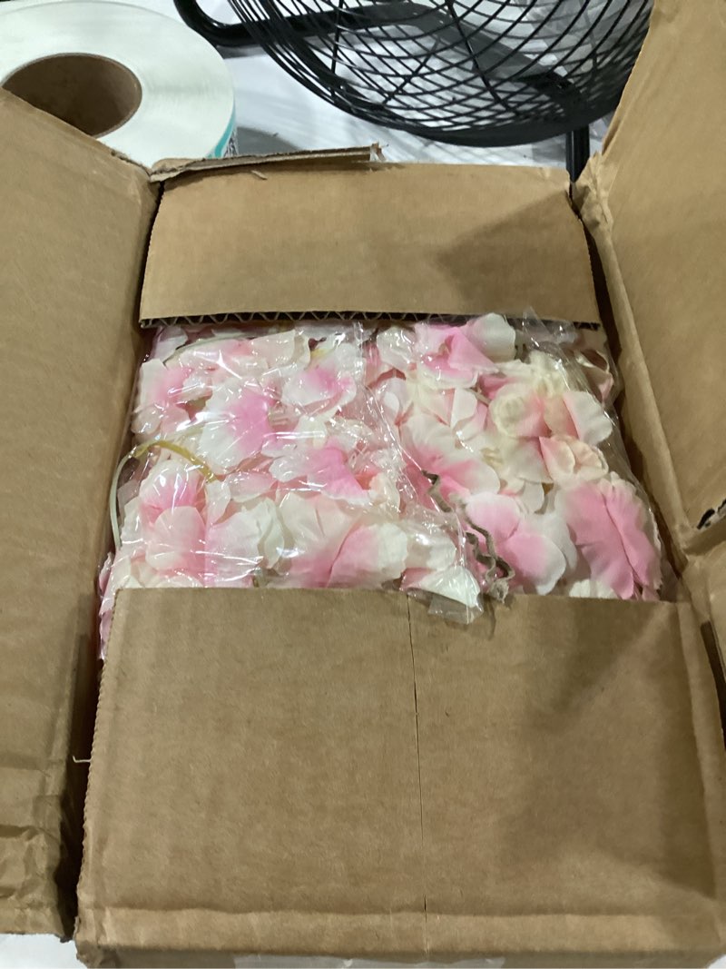 Condition photo showing New/Like New for yriowmi 10pcs 59ft artificial silk cherry blossom garland, hanging sakura flower vines for wedding party home arch office sakura decor (light pink)