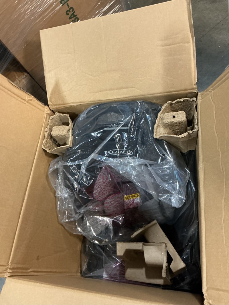 Condition photo showing New/Like New for graco slimfit 3-in-1 convertible car seat, slim car seat with space-saving design, highback booster seat with 10-position headrest, rear facing and forward facing carseat, jarret slimfit jarret