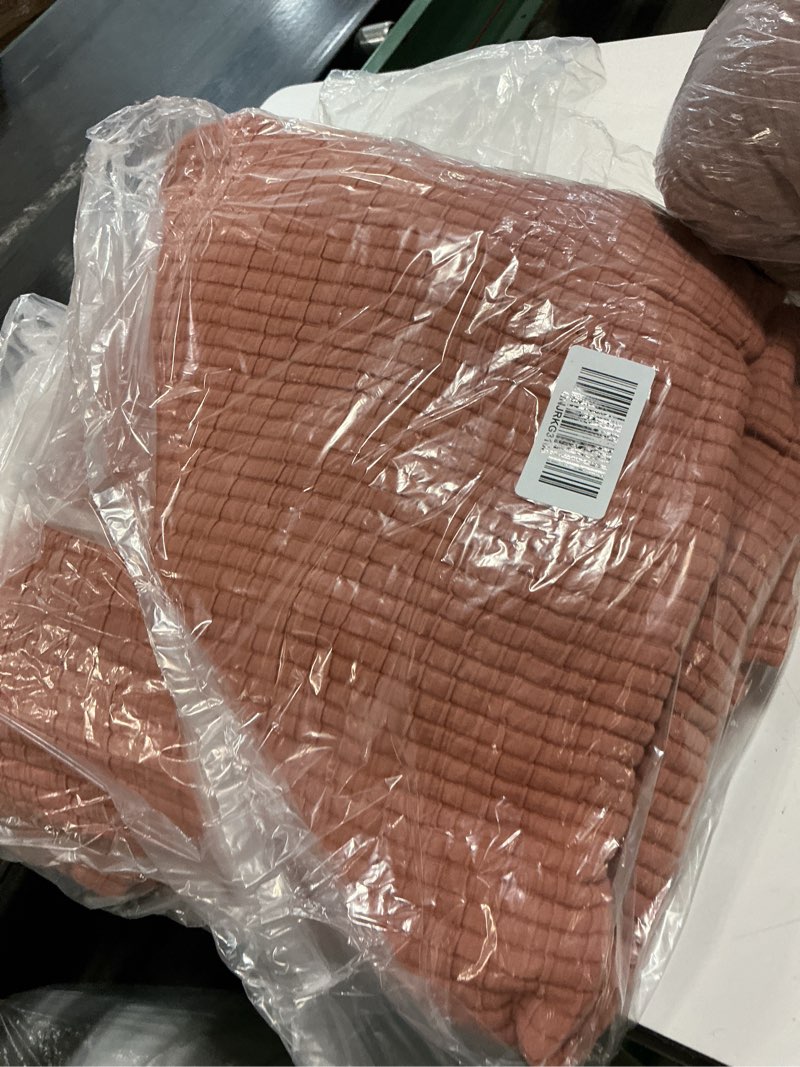 Condition photo showing Good Condition for organic cotton ribbed bedspread, king/cal king, sedona