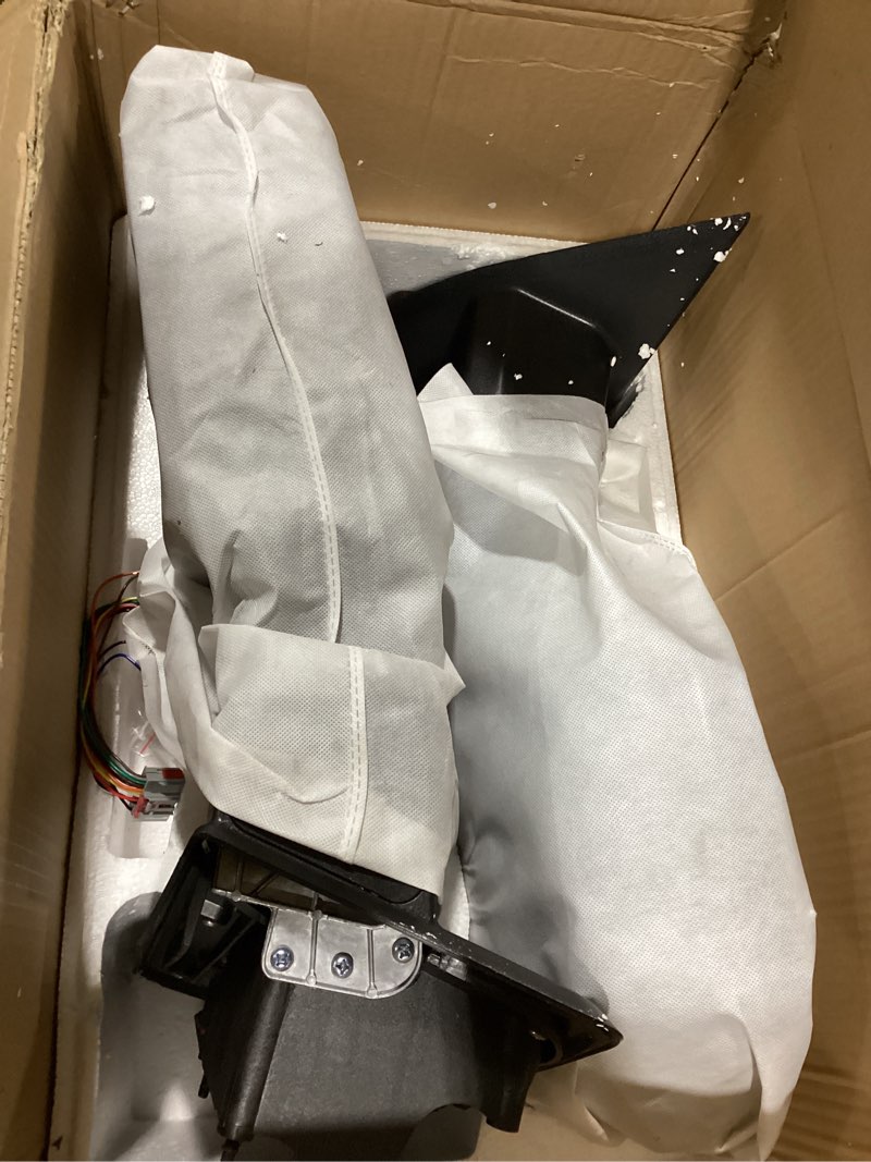 Condition photo showing Good Condition for aerdm new towing mirror compatible with 1999-2016 ford super duty f-250 f-350 f-450 f-550 side mirrors black with power heated glass turn signal and auxiliary lamp pair set