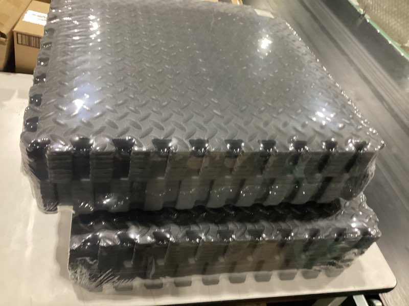 yes4all eva interlocking mats, puzzle floor tiles, foam floor padding with border for furniture, hom