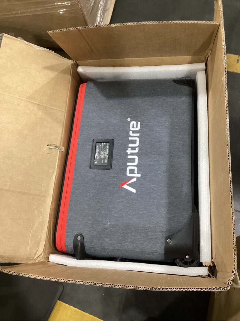 Condition photo showing New/Like New for aputure storm 700x video light,700w compact cob light dmx/app control 0.1-100% stepless dimming cri/tlci 95+ cct 2,500k-10,000k ip65 for studio photography,film,youtube,key light (storm 700x)