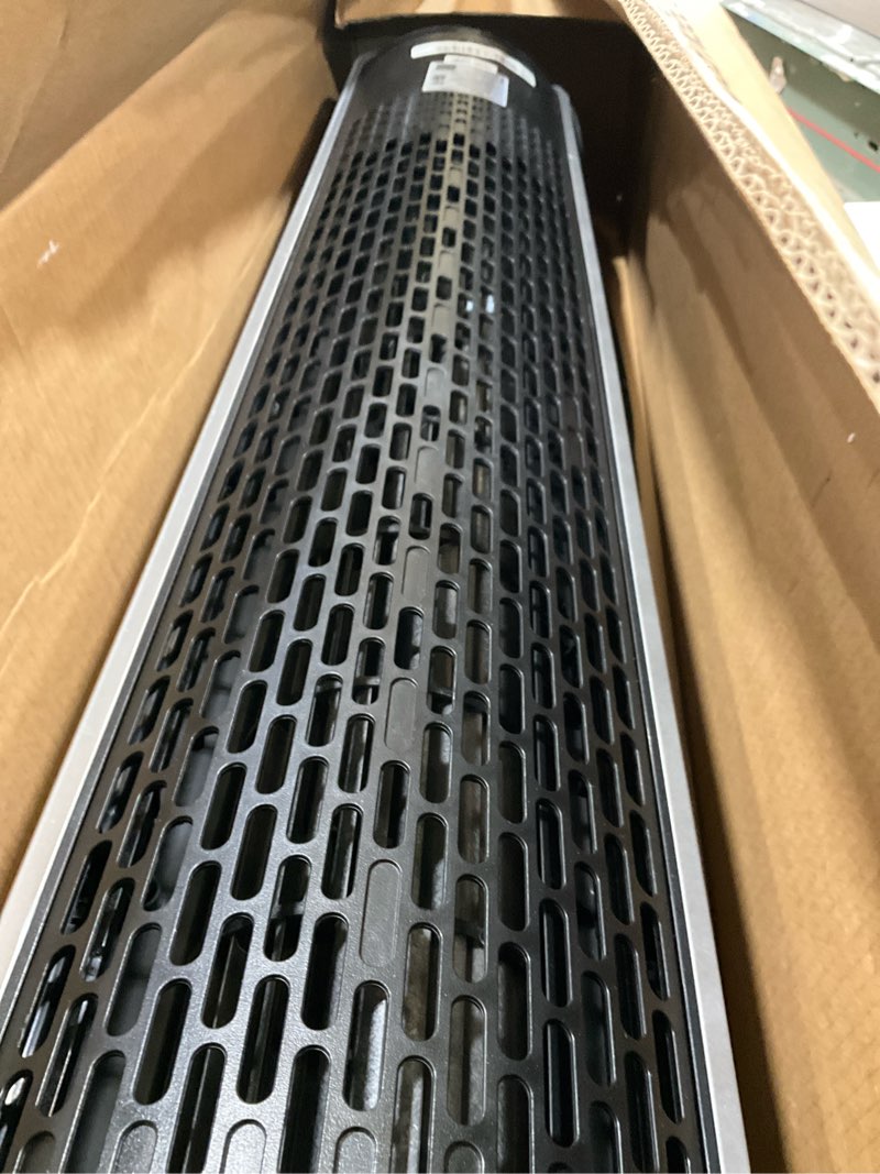 Condition photo showing New/Like New for DREO Tower Fan and Heater Combo, 29.2ft/s Standing Fans for Bedroom, 17 Levels, 6 Modes, 120° Oscillation, 42 Inch, 12H Timer, 25dB Quiet, with Remote, for Office, Large Room, Silver