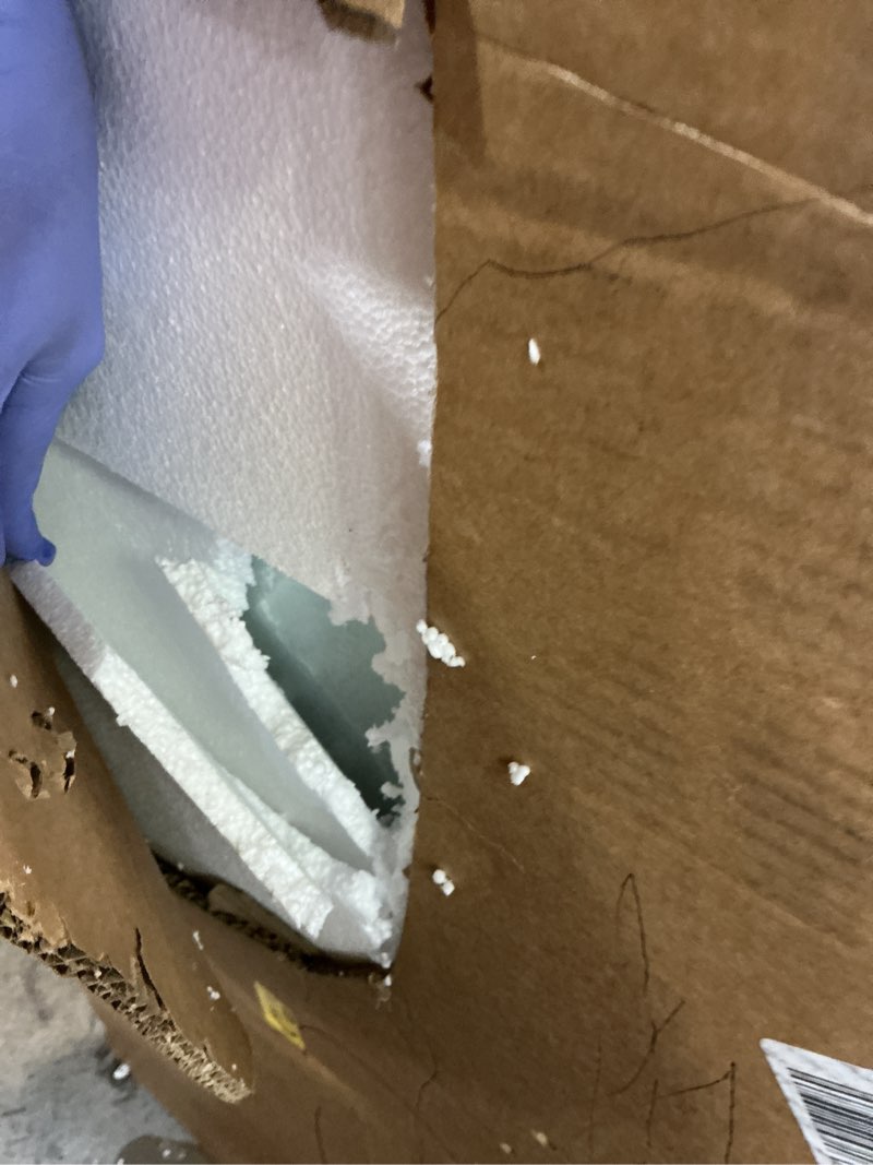 Condition photo showing Good Condition for TETOTE LED Light up Bathroom Mirror Wall Mounted 48 x 24 Inch Brighter Front and Backlit Lighted Bathroom Vanity Anti Fog Mirror with Lights, 3-Color Dimmable Illuminated, Waterproof 24"L x 48"W