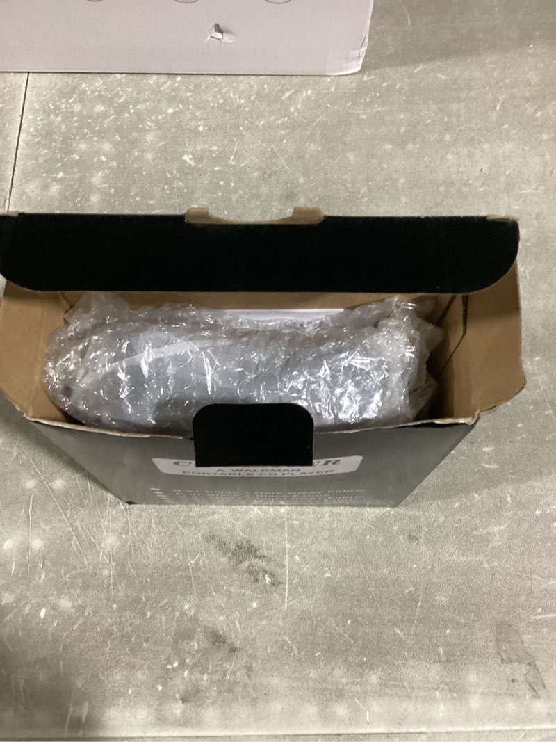 Condition photo showing New/Like New for CD Player Portable with Speakers - Rechargeable Personal CD Player for Car and Home, Small Fabric Music Player with Backlit Display, Anti-Skip, AUX/USB Port - Ideal for Audiobooks & Gifts