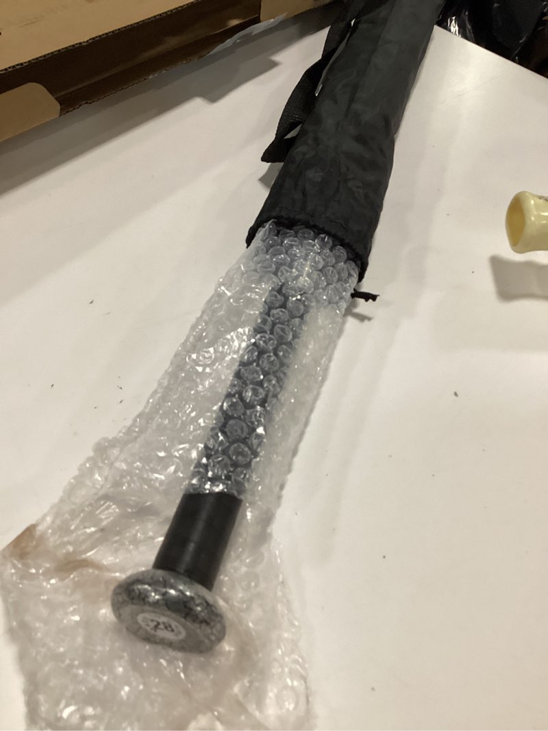 Condition photo showing As Is for Baseball Bat Steel Crack Pattern with Carry Bag