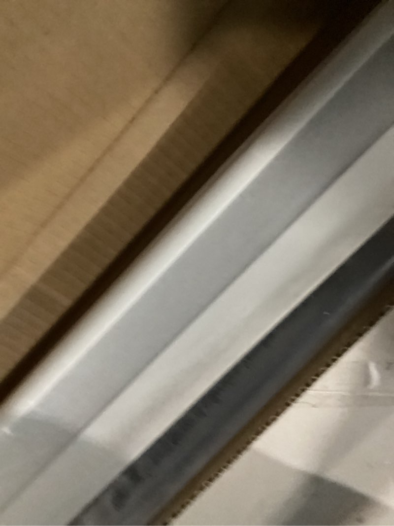 Condition photo showing New/Like New for LazBlinds Cordless Cellular Shades, No Tools No Drill Blackout Honeycomb Shades Pleated Blinds for Windows, 22'' W x 36'' H, Silver White Blackout-silver White 22'' W x 36'' H