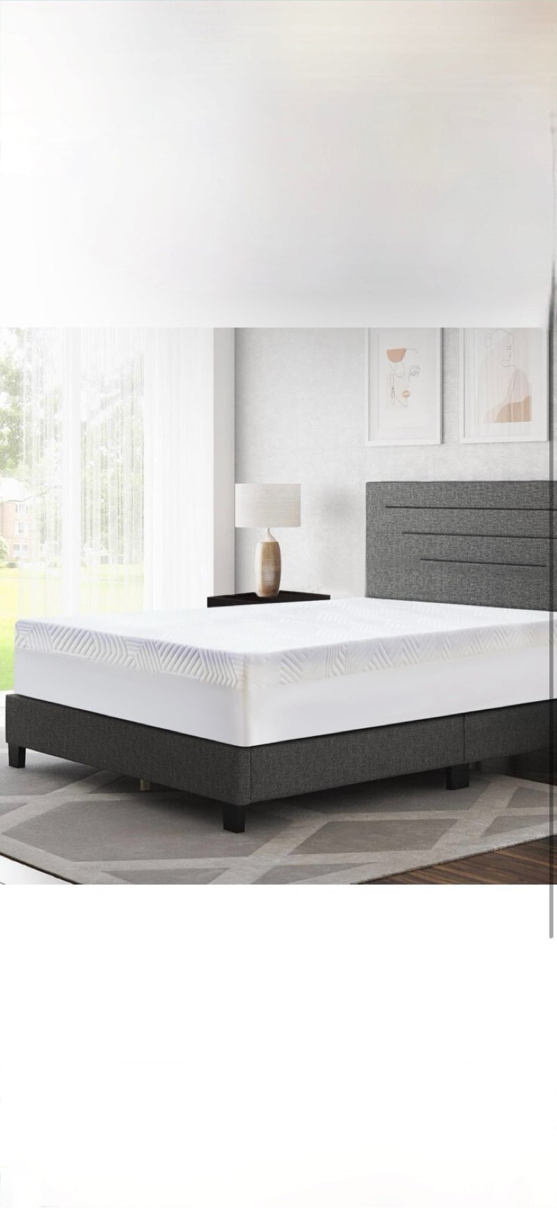 twin  memory foam mattress topper, ventilated foam topper with cooling