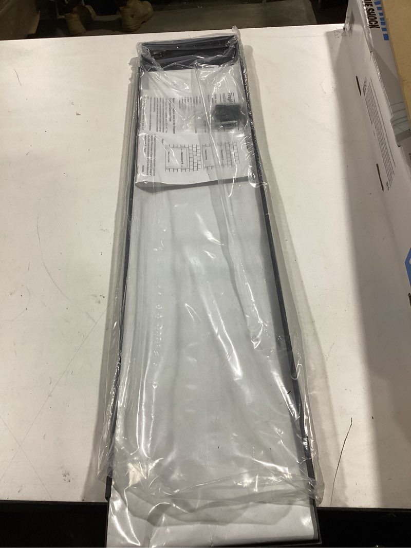 Condition photo showing Good Condition for Adjustable Fireplace Smoke Guard, Fireplace Hood Heat Deflector 6 inches Height, for 28 to 48" Fireplace Hood Heat Shield,Heat Shield for TV Above Fireplace,with Insulation Cotto