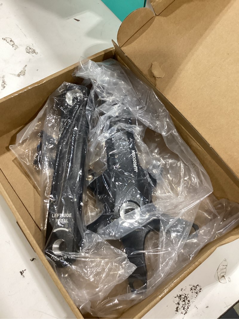 Condition photo showing Good Condition for universal bike crank arm,square hole crankset,one pair 140mm/152mm/160mm/165mm/170mm/175mm bcd 130mm bike crank arms for city bike,road bike,folding bike,mountain bike,ebike crankarm 170mm bcd130