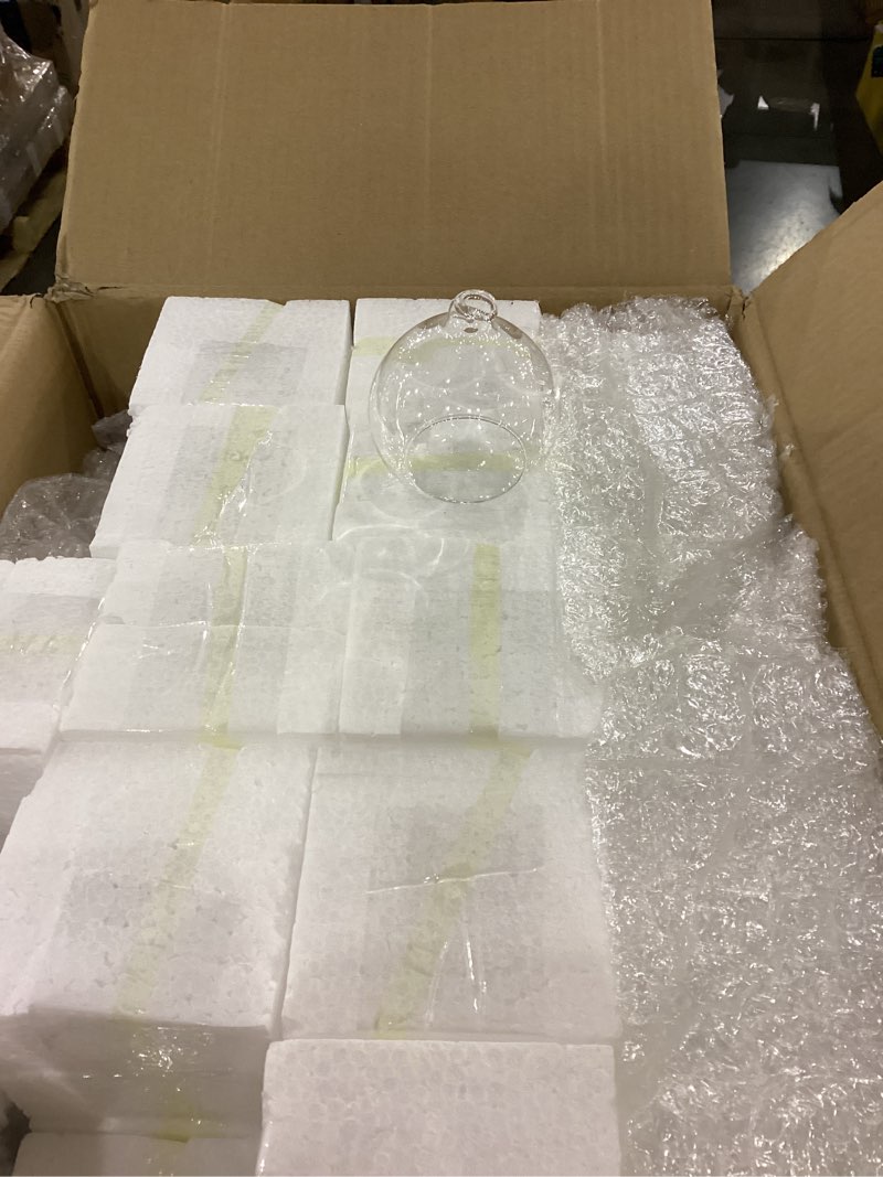 yerliker 12 sets 20'' tall acrylic flower vase wedding centerpieces flowers stand with hanging glass tealight globe candle holders, crystal garland strands and self adhesive hook (cuboid)