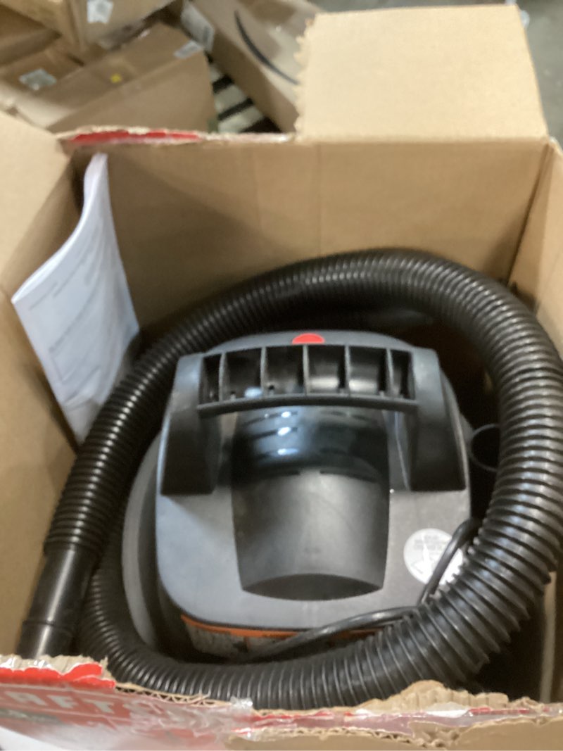 Condition photo showing As Is for CRAFTSMAN CMXEVBE17250 2.5 Gallon 2.5 Peak HP Wet/Dry Shop Vac, Portable Shop Vacuum Wet and Dry with Filter Bag, Hose and Attachments for Cleaning in the Home