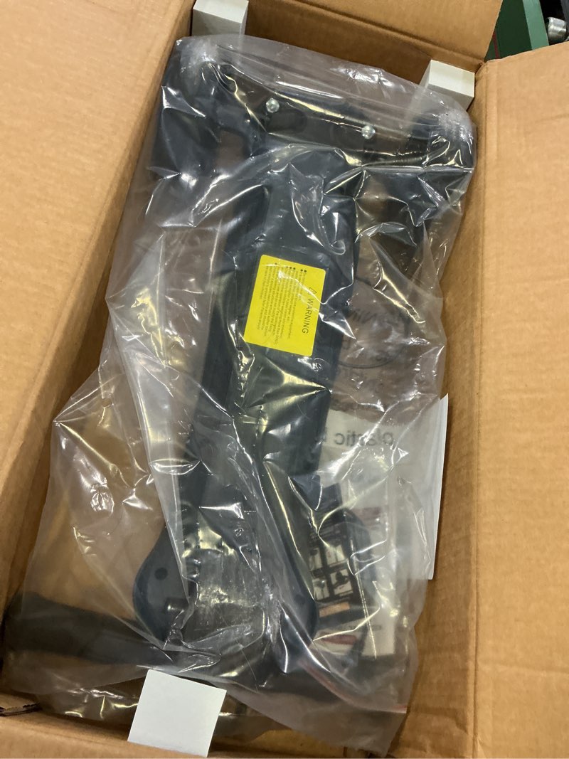 Condition photo showing Good Condition for electric scooter for kids ages 3-12, full body lights up, wide deck, 3 adjustable heights, 5mph safe speed, 90min riding, foldable 3 wheel electric scooter for kids boys girls toddler black + pull handle