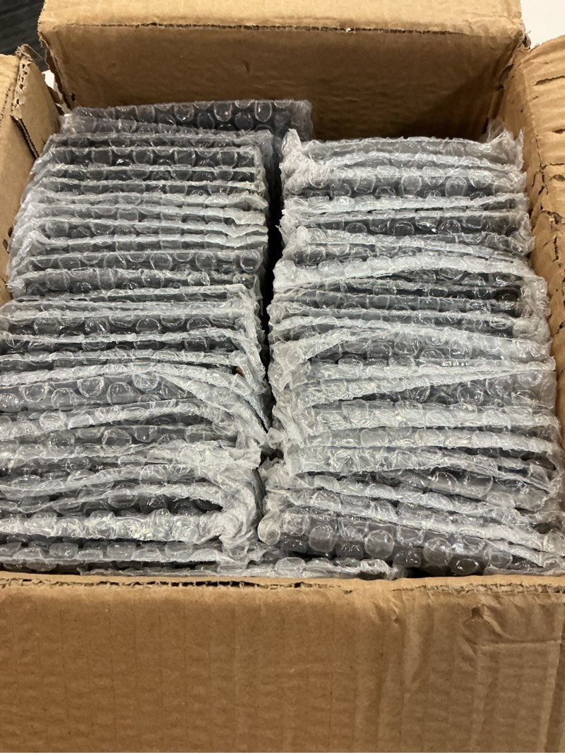 Condition photo showing Good Condition for 60 Pack Slate Drink Coasters, VIBRATITE 4 Inch Black Slate Stone Coasters Bulk Cup Coaster Laser Engraving Blanks with Anti-Scratch Bottom for Drink Coffee Bar Kitchen Home Decor, Square 60 Square