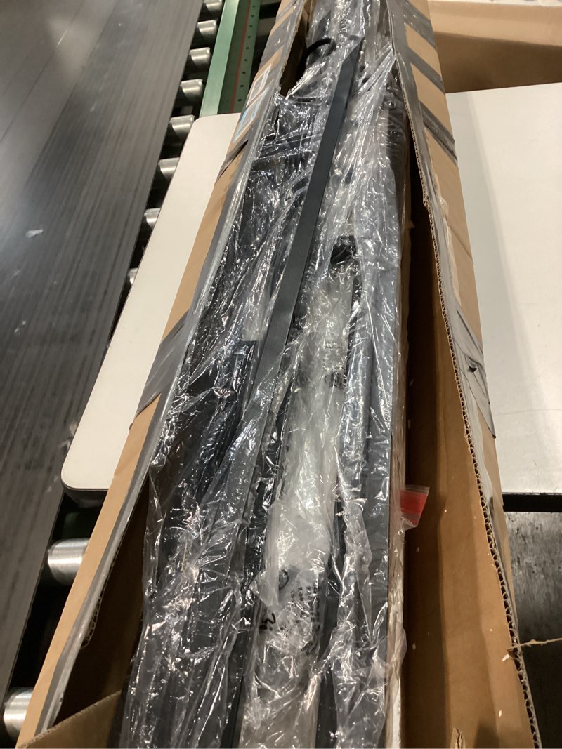 Condition photo showing Good Condition for SUPERJARE 110.2 Inch Sofa Table with 2 Power Outlets and USB-C Port, 5.9 Inch Narrow Console Table with Storage, Extra-Long, for Entryway Hallway Couch Behind Sofa, Small Spaces, Rustic Brown