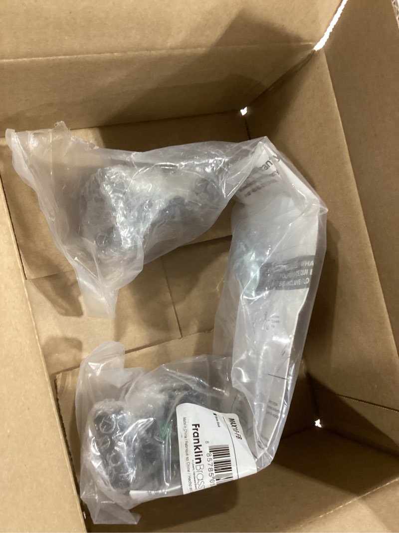 Condition photo showing As Is for franklin brass maxted (1-pack) 18" towel rack for bathroom, matte black towel bar for bathroom wall kitchen towel holder rod wall mounted bathroom accessories max18-fb 18 inch matte black