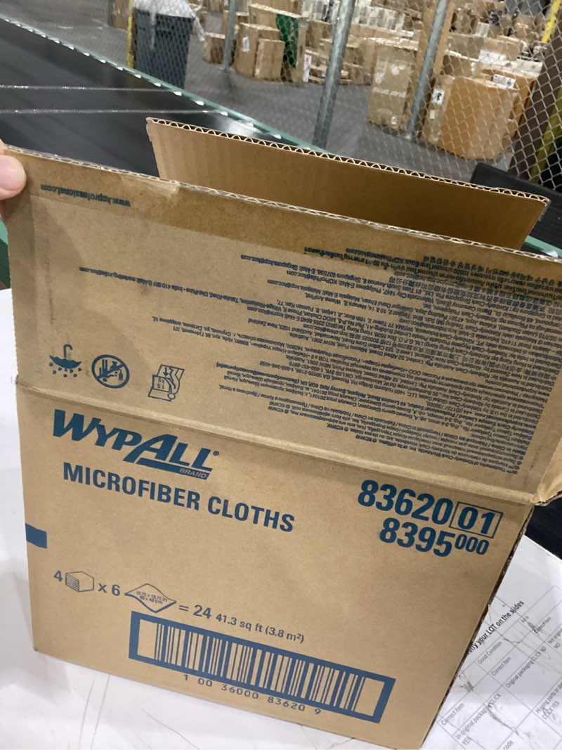 wypall brand 15.75 x 15.75 in 40 x 40 cm professional vehicle wipes 24 count box