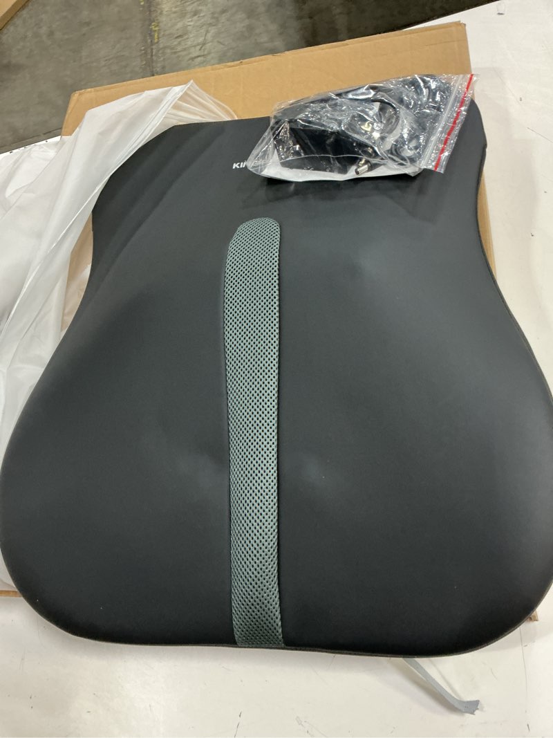 Condition photo showing Good Condition for kingpavonini back massager for pain relief deep tissue, up-down rolling & ultra-slim shiatsu back massager with cushion layer, lower back massage for chair home office, gift for men women