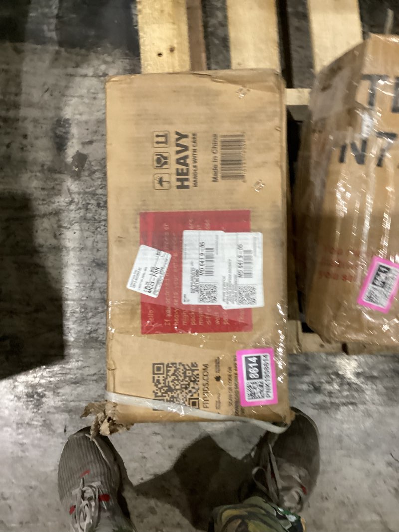 fitvids multifunctional home gym system workout station with leg extension and preacher curl, 122.5lb weight stack, multiple options, multiple packages black/red part only: box #3/4/5