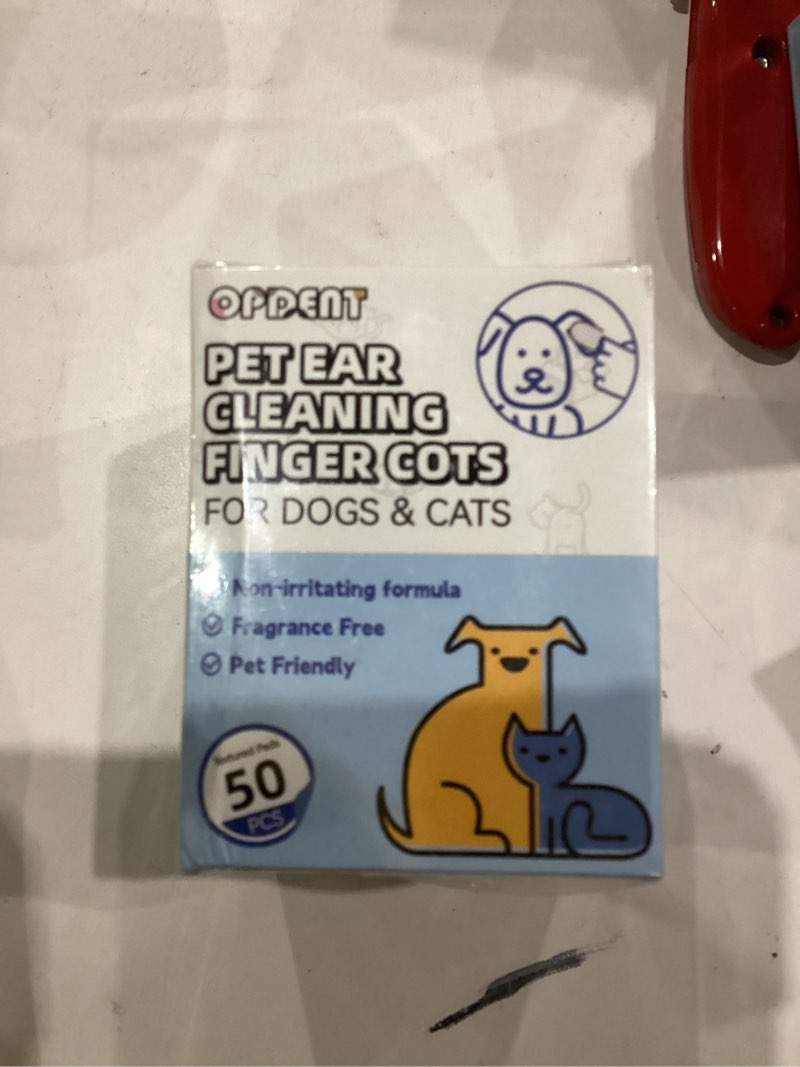 Condition photo showing As Is for Dog Ear Wipes - Dog Ear Cleaning Wipes - Cleaning, Soothing, and Deodorizing Itchy Ears,Soft & Easy Otic Cleaning Pads - Cleanse Away Dirt and Debris,Dog Ear Cleaner (Gardenia)