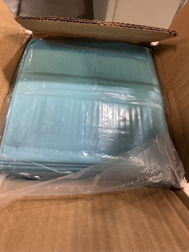 Condition photo showing New/Like New for medline light absorbency underpad, 23" x 36", 50 count, disposable bed, furniture & surface protection, for kids, adults, elderly, puppy pad, changing pad, incontinence pee pad, chucks 23" x 36" (50 count)