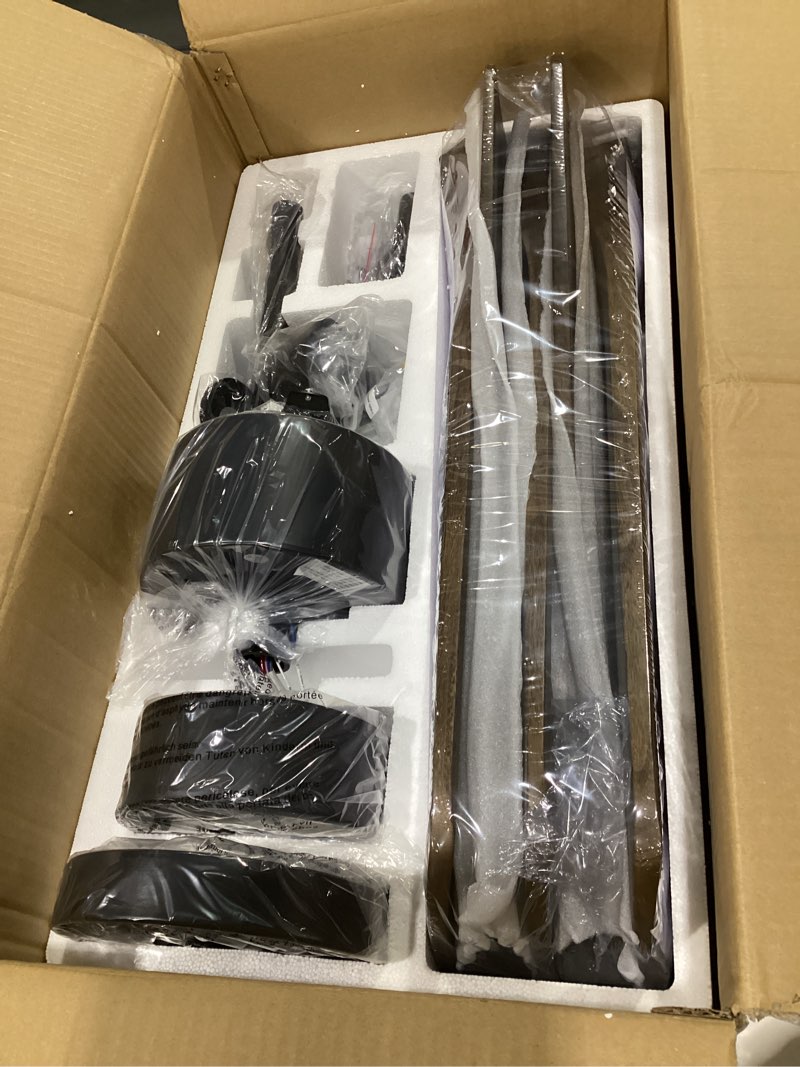 Condition photo showing Good Condition for 52 Inch Ceiling Fan with Lights, 5 Blade Ceiling Fan with Remote Control, 5 Reversible Solid Wood Blades, 6-Speed Outdoor Fan for Patios Porch Living Room