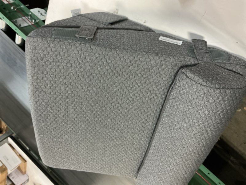 Condition photo showing Good Condition for orthopedic bed wedge pillow set 3pcs, adjustable memory foam, pillow wedge for post surgery, back pain relief, triangle pillows for acid reflux, snoring, gerd, dark grey adjustable wedge+1 pillow dark grey
