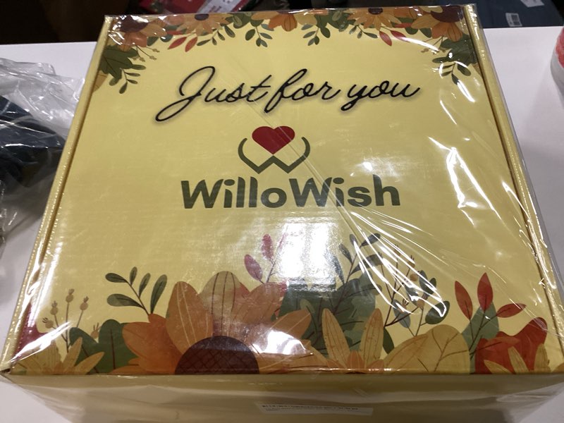 Condition photo showing New/Like New for WilloWish Sending Sunshine Gift Box For Women - 15 PCs Sunshine Gift Baskets For Women - Get Well Soon Gifts Baskets - Spa Self Care Gift - Thinking Of You Gift Basket