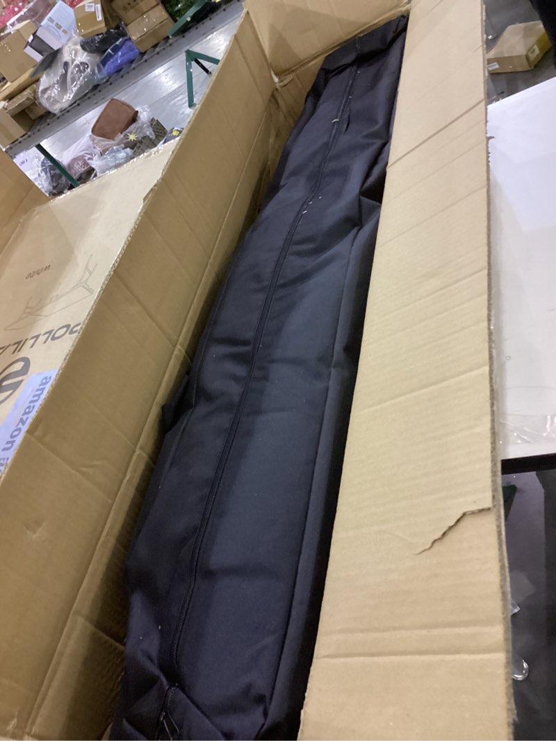 Condition photo showing New/Like New for Double High-Back Camping Loveseat with Pillows, Dual Cup Holders & Cooler Bags - Oversized 2 Person Heavy Duty Folding Chair for Adults, 800LBS Capacity, Outdoor, Picnic, Lawn (1, BlackGrey) Blackgrey 1double