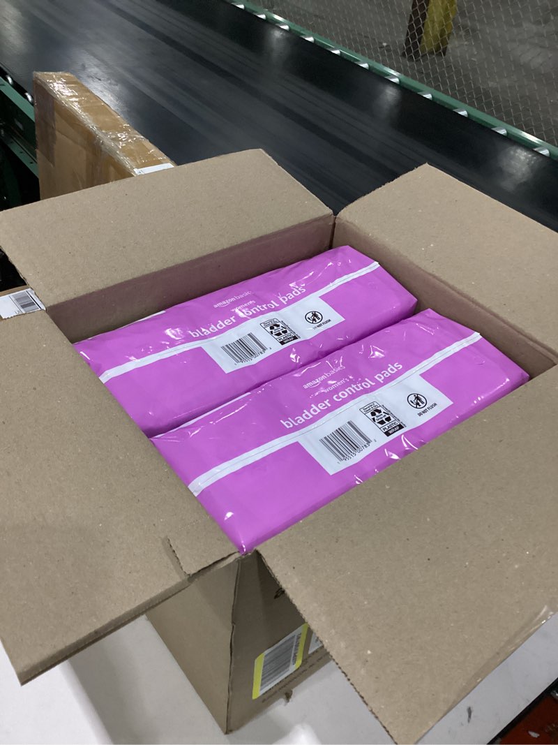 Condition photo showing Good Condition for amazon basics incontinence pads for women, postpartum, long, maximum absorbency, bladder control, unscented, 78 count (2 packs of 39) maximum (78 count) 78