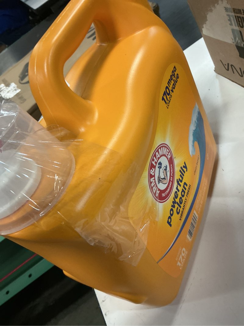 Condition photo showing Good Condition for arm & hammer liquid laundry detergent, clean burst fresh, 170 fl oz, 170 loads clean burst 170 fl oz (pack of 1)
