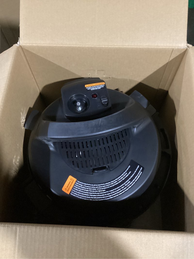 Condition photo showing Good Condition for Instant Pot Pro (8 QT) 10-in-1 Pressure Cooker, Slow Cooker, Rice/Grain Cooker, Steamer, Sauté, Sous Vide, Yogurt Maker, Sterilizer, and Warmer, Includes App with Over 800 Recipes, Black 8 Quarts