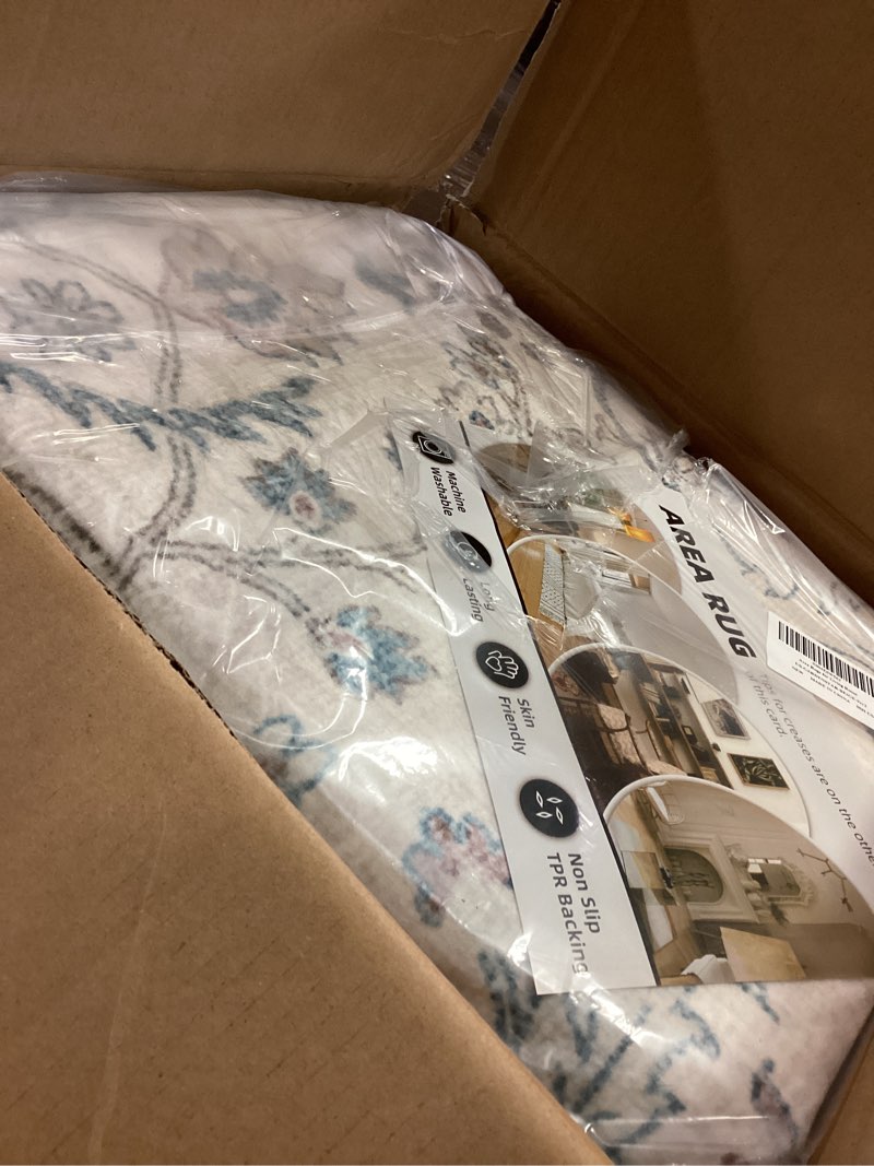 Condition photo showing New/Like New for MontVoo-Vintage Area Rug 9X12 Beige Rugs for Living Room-Soft Distressed Printed Rugs for Bedroom-Non Slip Carpet-Machine Washable Rug for Dining Room Living Room Bedside Office Beige 9' x12' (Rectangular)
