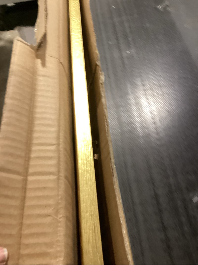 Condition photo showing Good Condition for 27x40 Inch Poster Frame - Single Frame, Ornate Gold 27 x 40 Poster Frame Matted to 24x36, Or Poster frame 27x40 without Mats for Artwork, Puzzles, Photos and Movie Posters