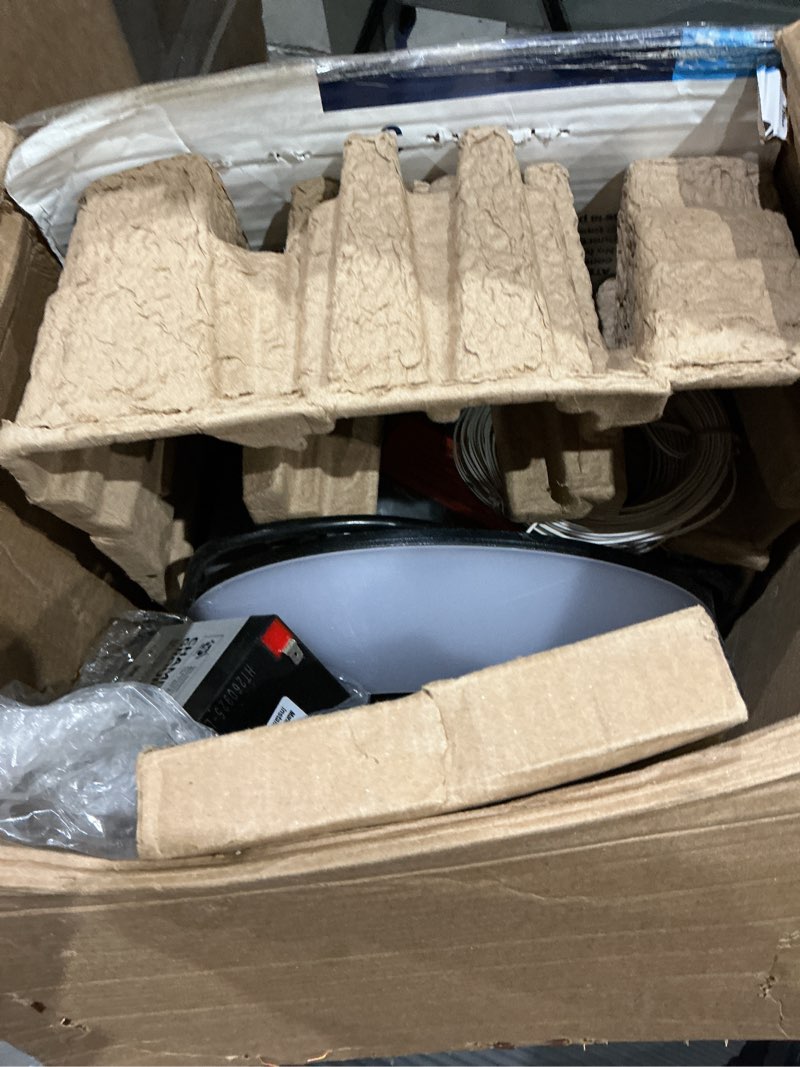 Condition photo showing As Is for chamberlain b6753t smart garage door opener, video streaming & advanced corner led lighting-myq smartphone controlled-ultra quiet, strong belt drive & max lifting power b6753 garage door opener