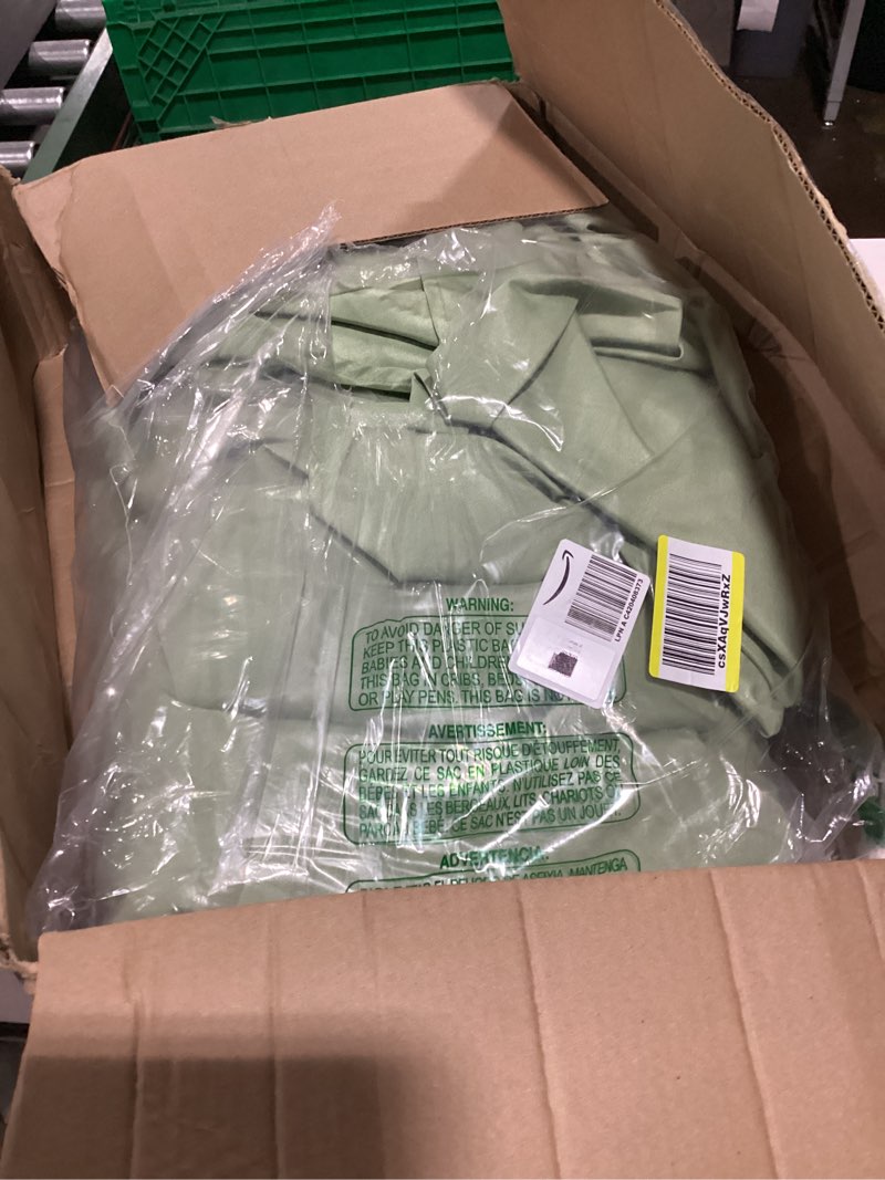 Condition photo showing Good Condition for brillmax 6 pack sage green tablecloths 90 x 132 inch for 6ft rectangle tables - 150 gsm polyester fabric, floor length drop, water, stain & wrinkle resistant cloth cover for wedding reception banquet sage green 90x132 in, 6 pack
