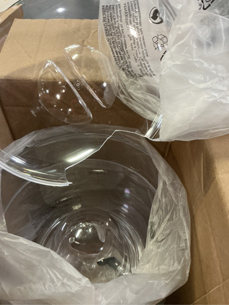 Condition photo showing As Is for creativeware bark beverage dispenser, 2.5 gallon, clear, (pack of 1)