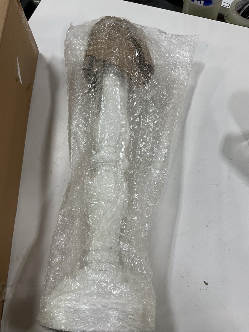 Condition photo showing New/Like New for white rustic candle holders for pillar candles,18-inch vintage wooden candle holders pillar,candle holder for candlesticks,farmhouse style accent decor,gift for home (1piece, 5.5" x 5.5" x 18.3")
