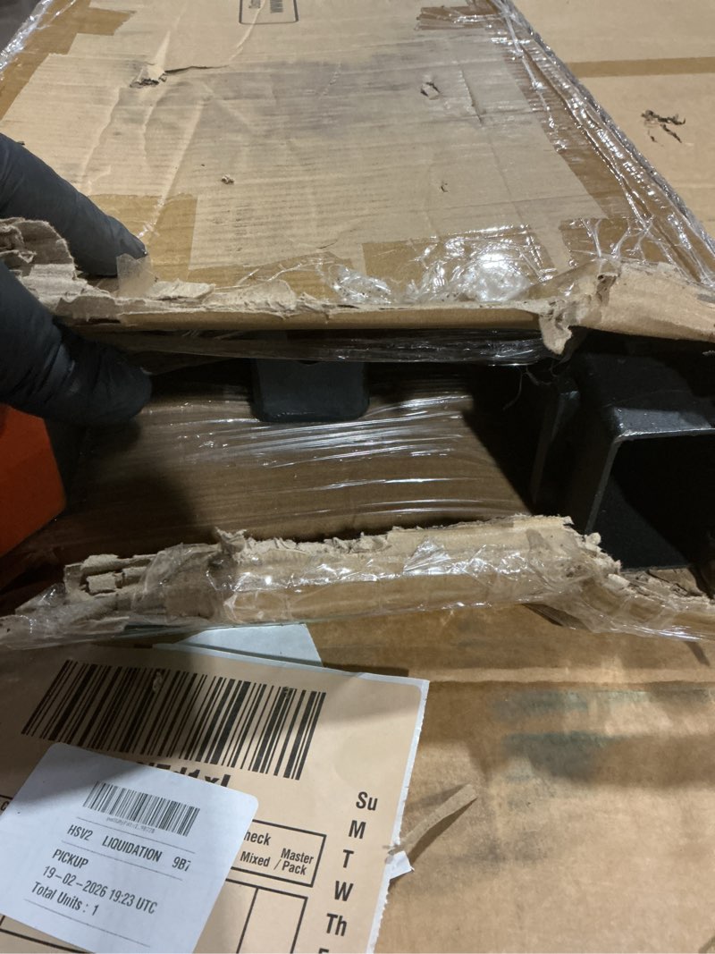 Condition photo showing As Is for GAOMON 60" 4000lbs Clamp on Pallet Forks Heavy Duty Tractor Forks with No Adjustable Stabilizer Bar Quick Attach Pallet Fork for Bucket Tractor Loader Skid Steer 60" without Bar