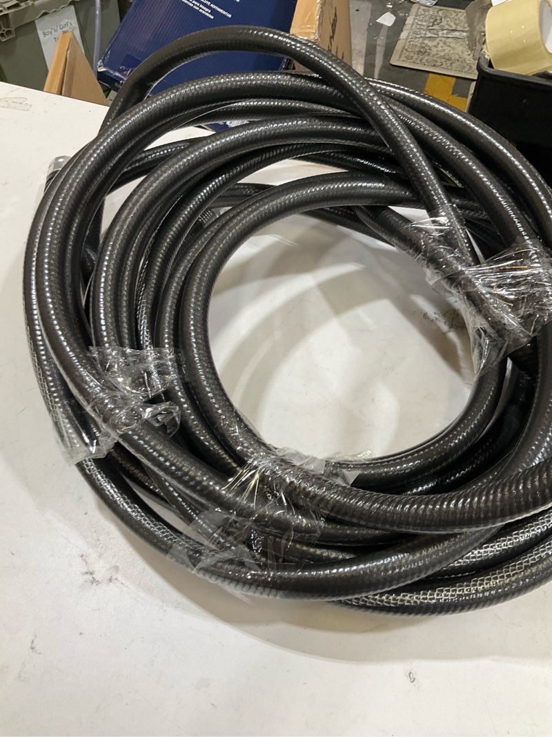 Condition photo showing As Is for neverkink teknor apex 5/8-in x  heavy -duty kink free vinyl gray coiled hose
