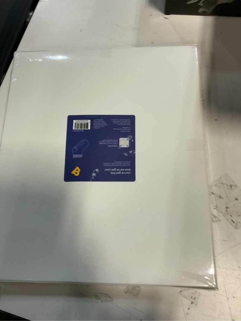 Goldbug Tiny Treads Grip Socks - Socks with Grips for Baby, Toddler and Kids - White (2-4 Years)