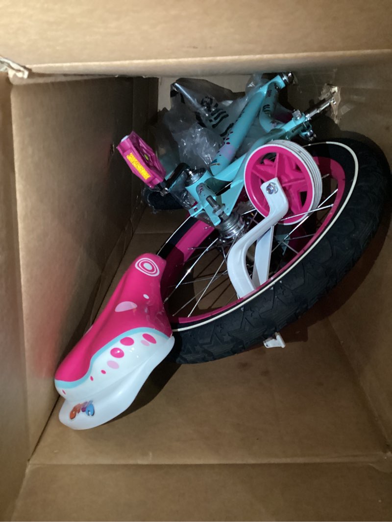 joystar 16 inch girls bike with training wheels for 4-7 years old kids birthday gift children bicycl