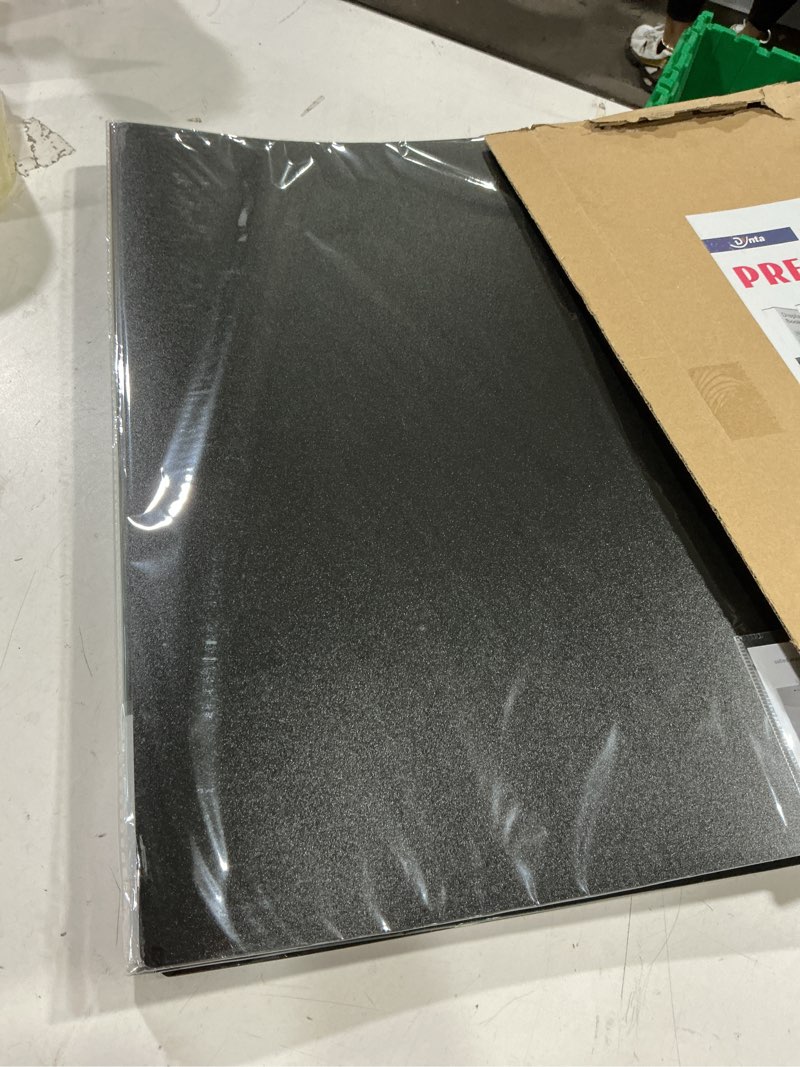 Condition photo showing New/Like New for portfolio folder for artwork art portfolio binder 2 packs 11"x17" demo book black portfolio folder with protective film binder with plastic sleeve 30 pockets 60 page capacity 11"x17" 2