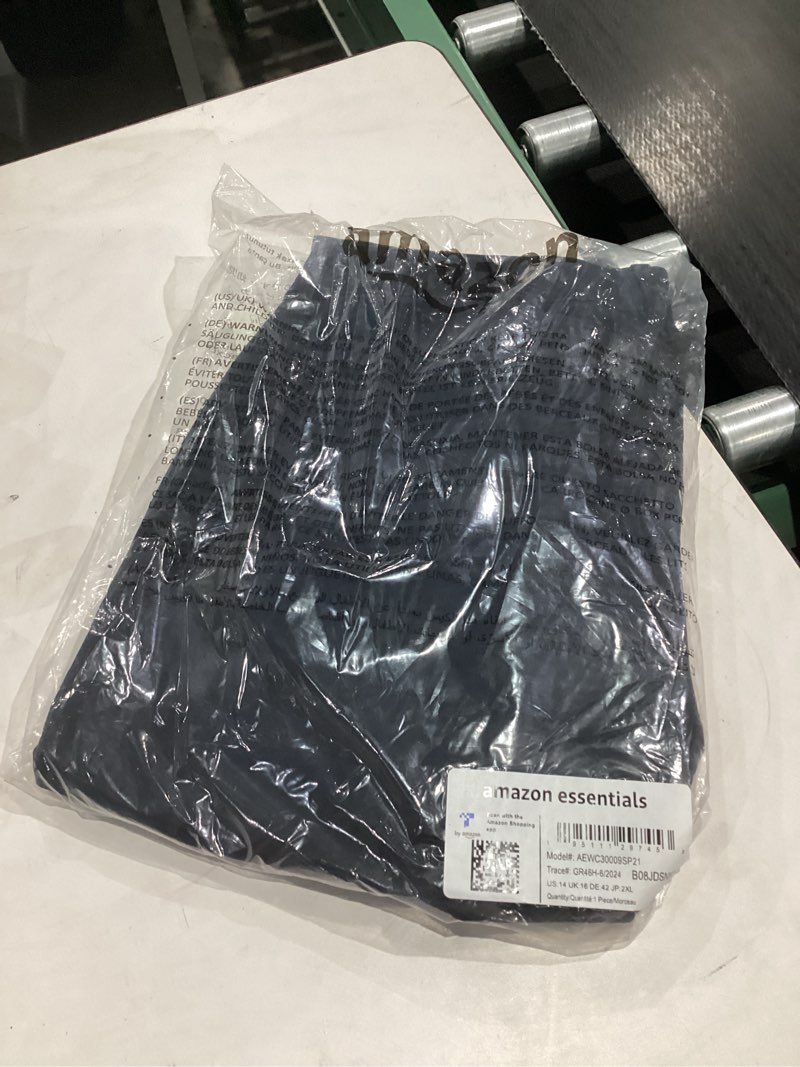 Condition photo showing New/Like New for Amazon Essentials Women's Stretch Twill Chino Pant (Available in Straight and Curvy Fits), Navy, 14