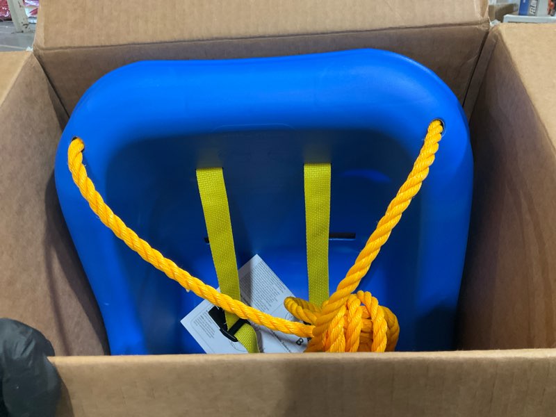 Condition photo showing As Is for 9 - 2-in-1 snug 'n secure™ swing (blue)