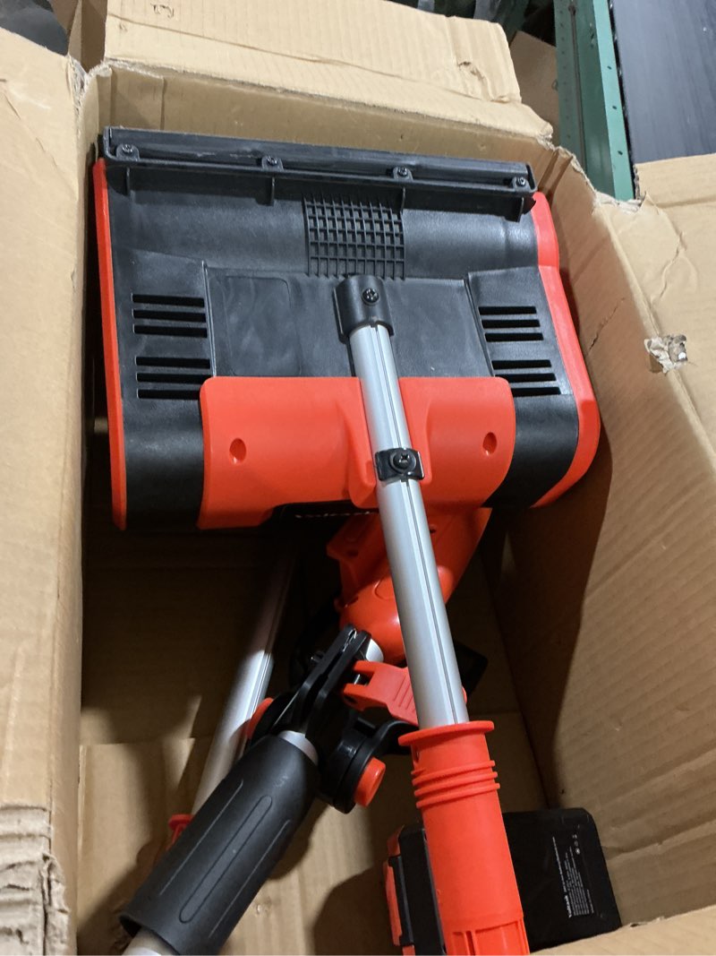 Condition photo showing As Is for (Similar to stock photo) Snow Blower, 20v Cordless Electric Snow Shovel, 12\" Width, Dual Batteries, 45°Adjustable Directional Plate, Battery Powered Snow Thrower Kit for Driveway, Deck, Patio (96V*1Battery)